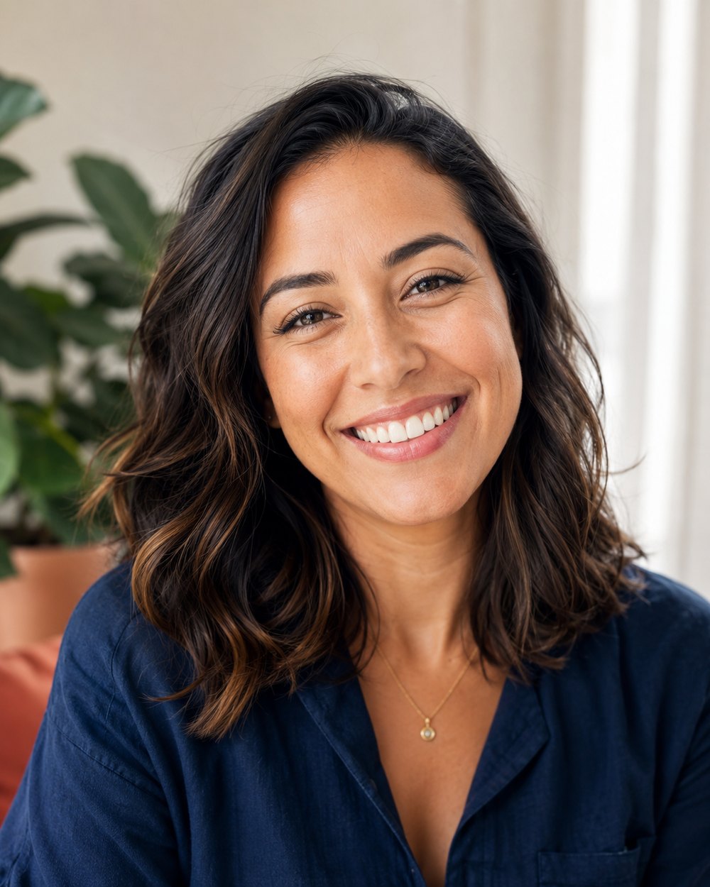 A patient with a healthy, confident smile