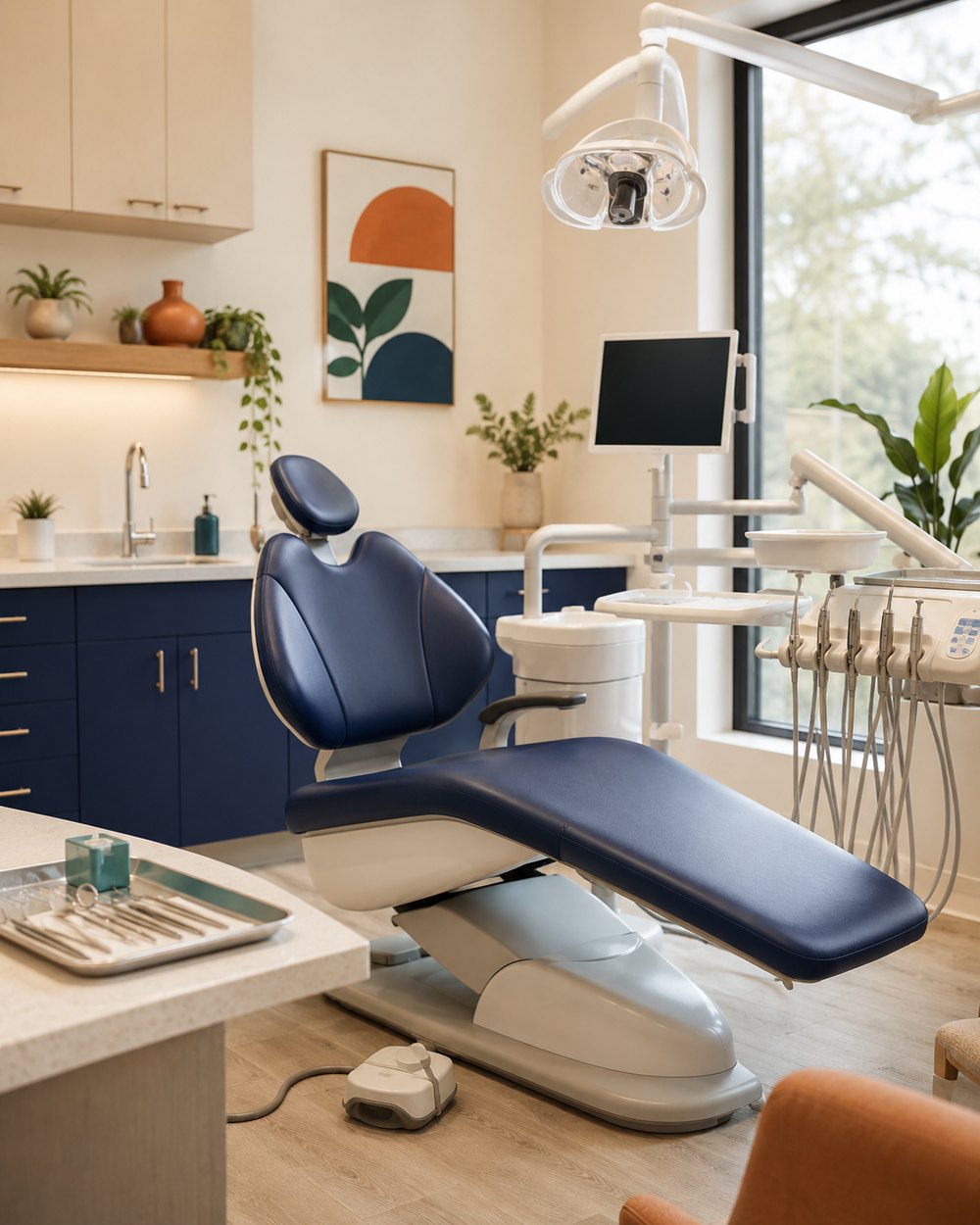 A comfortable, welcoming dental operatory ready for same-day emergency care