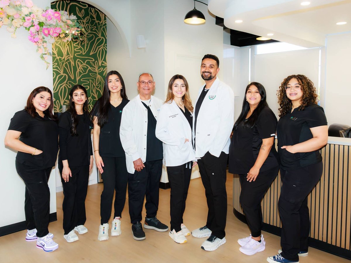 The Naeem Family Dentistry care team at their office
